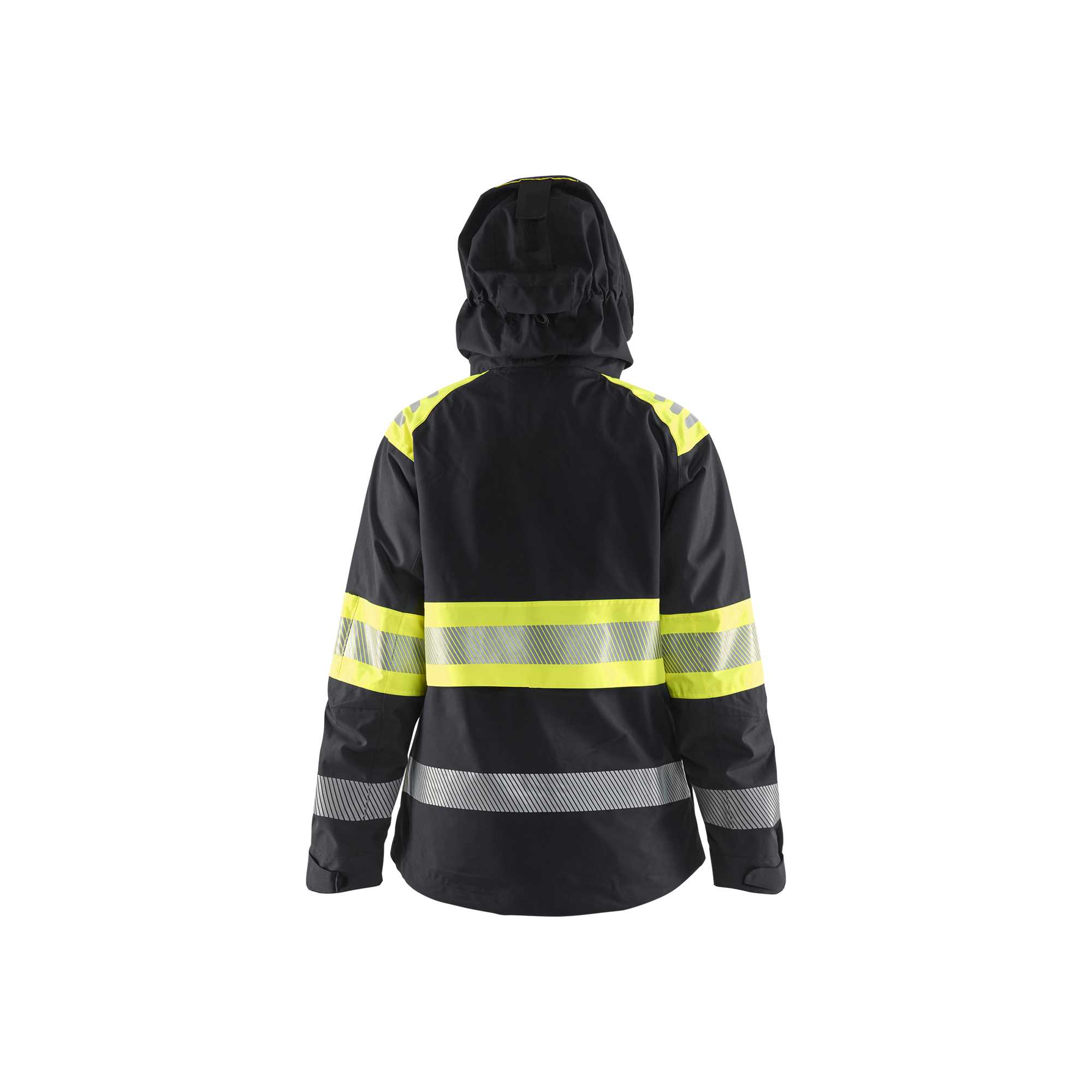 BLAKLADER 44301977 WOMEN’S HI VIS SHELL JACKET Hi Vis Reflective Shell Work Jacket WOMEN - Waterproof